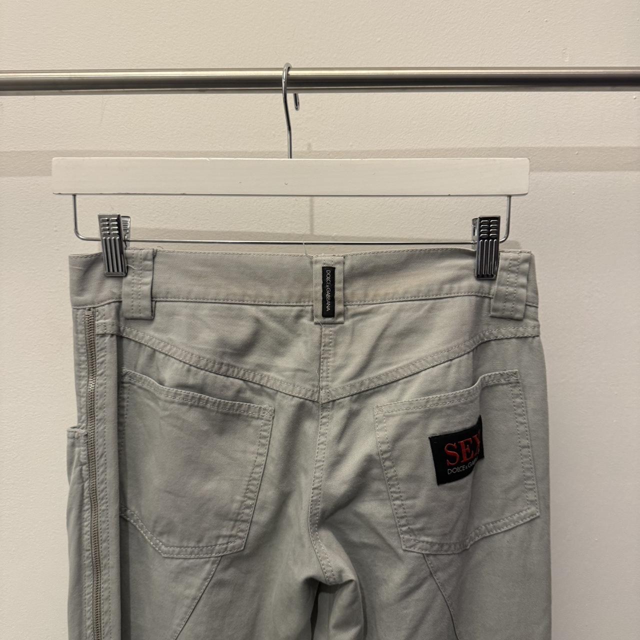 Dolce and Gabbana 2003 Zipper Pants