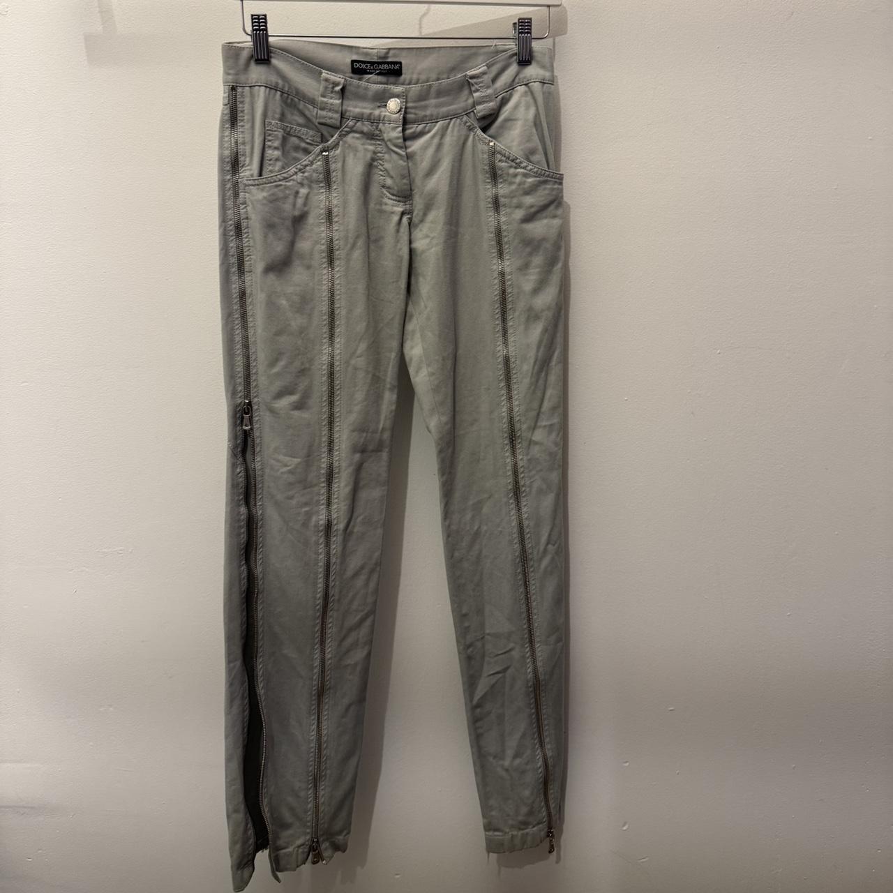 Dolce and Gabbana 2003 Zipper Pants