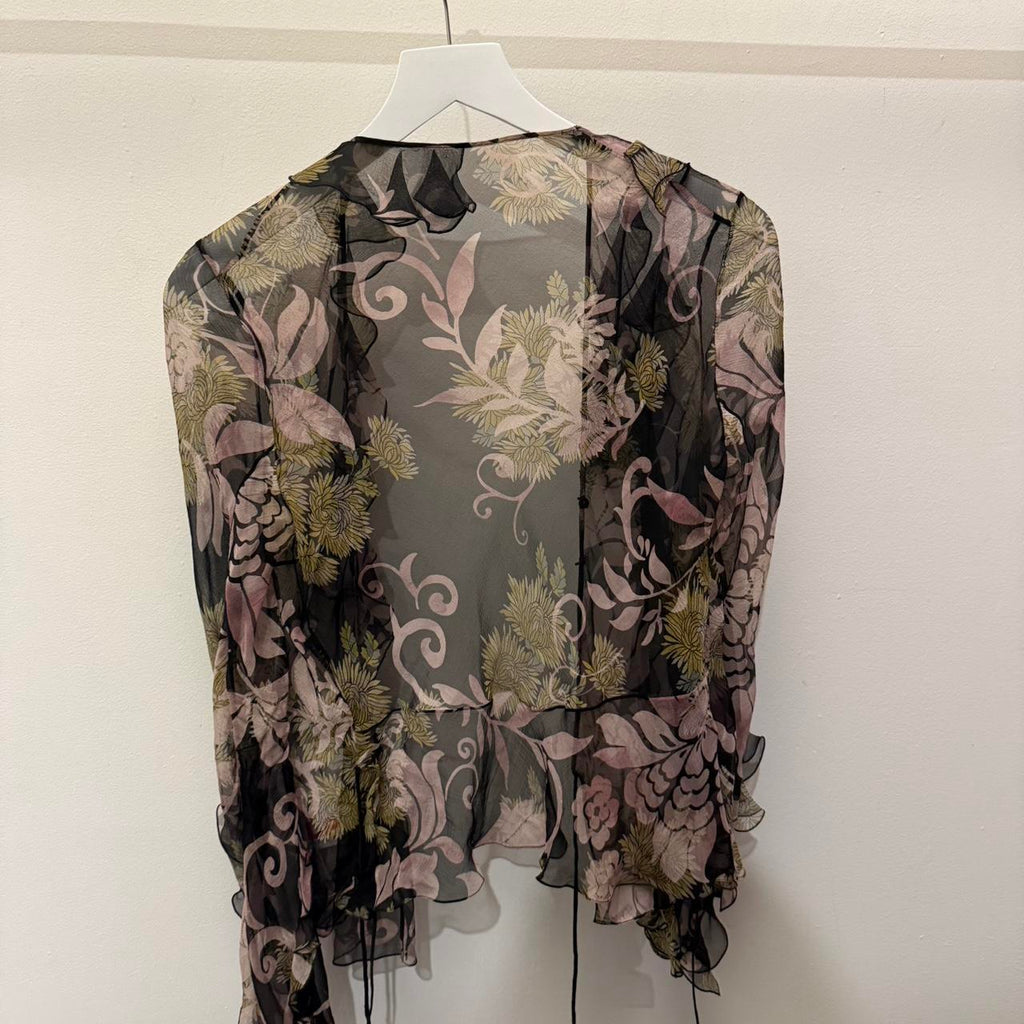 Dior By Galliano Era Silk Top