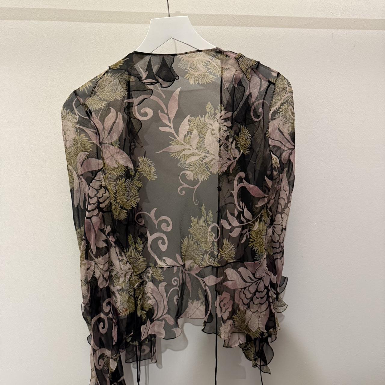 Dior By Galliano Era Silk Top