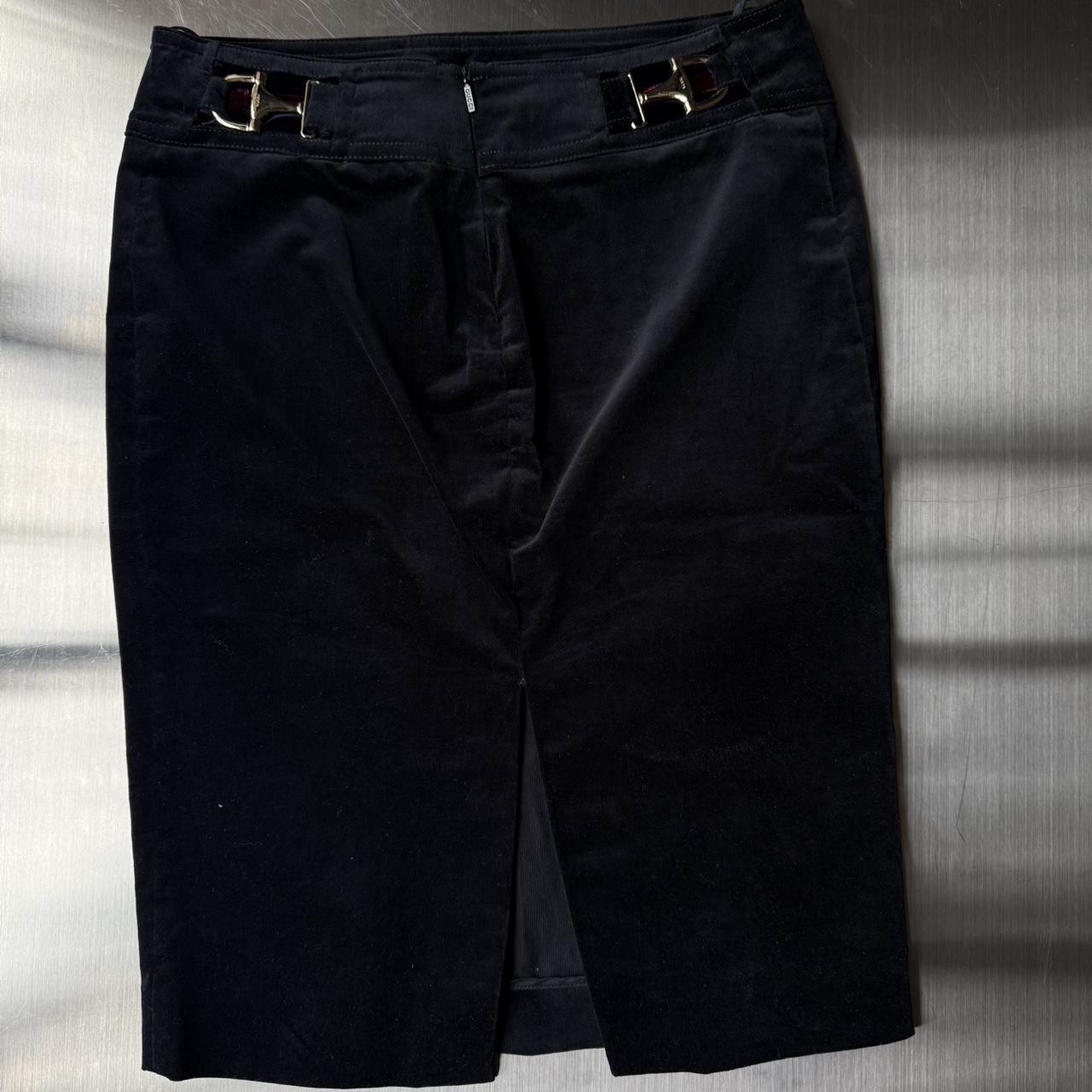 Gucci Tom Ford Era Velvet Skirt