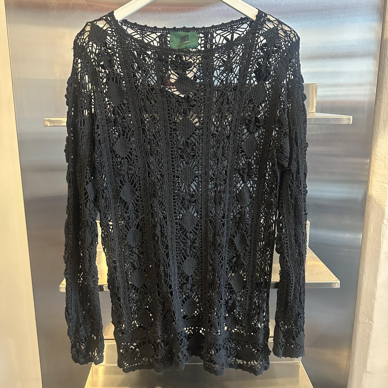 JPG Black Detailed Top