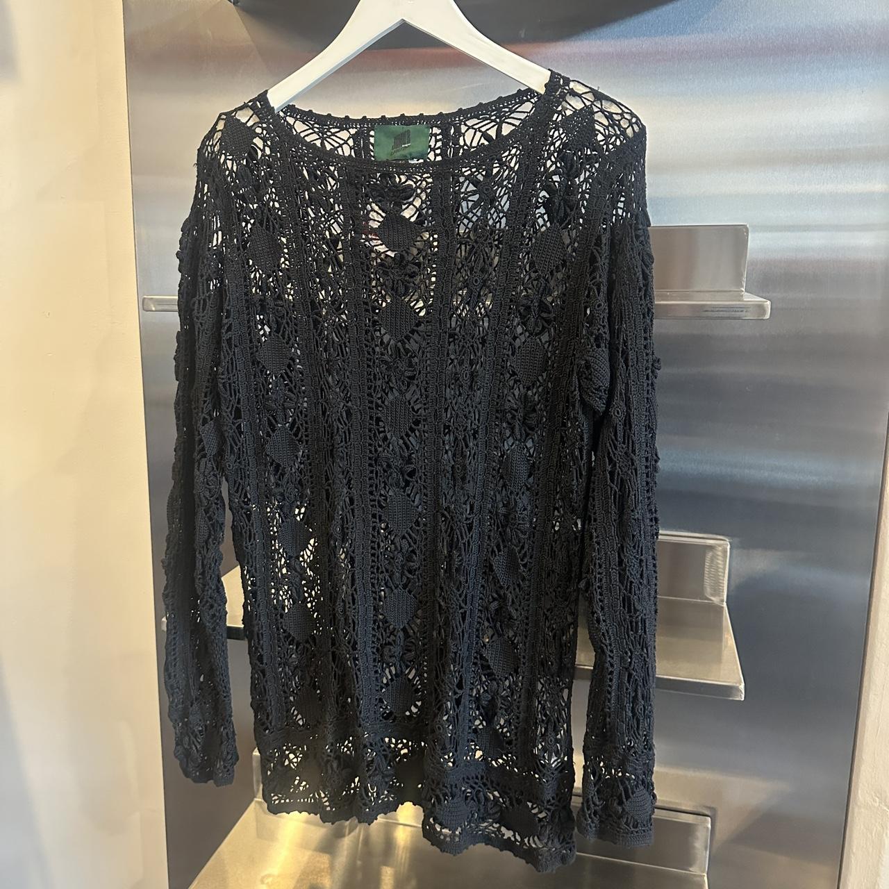 JPG Black Detailed Top