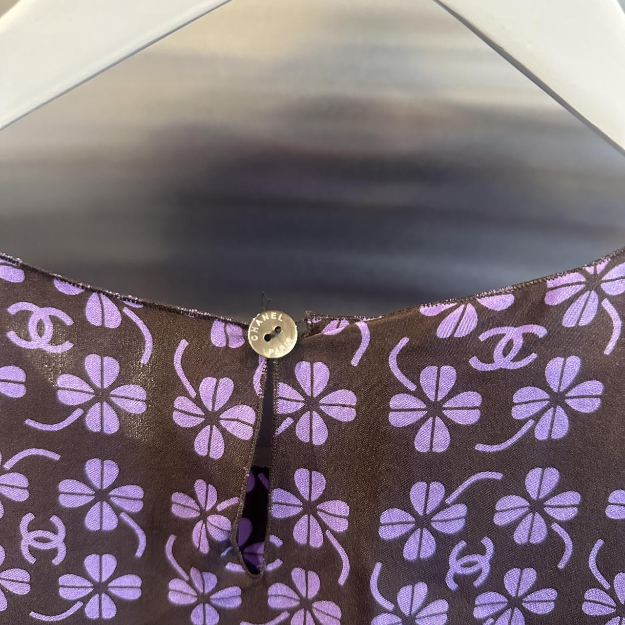 Chanel Silk Printed Top