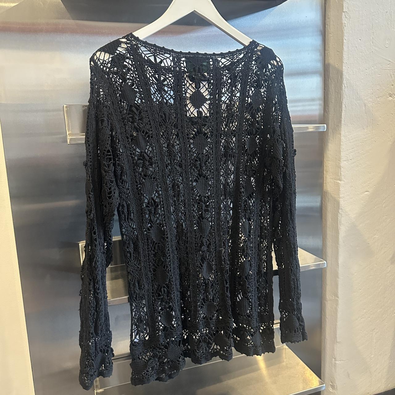 JPG Black Detailed Top