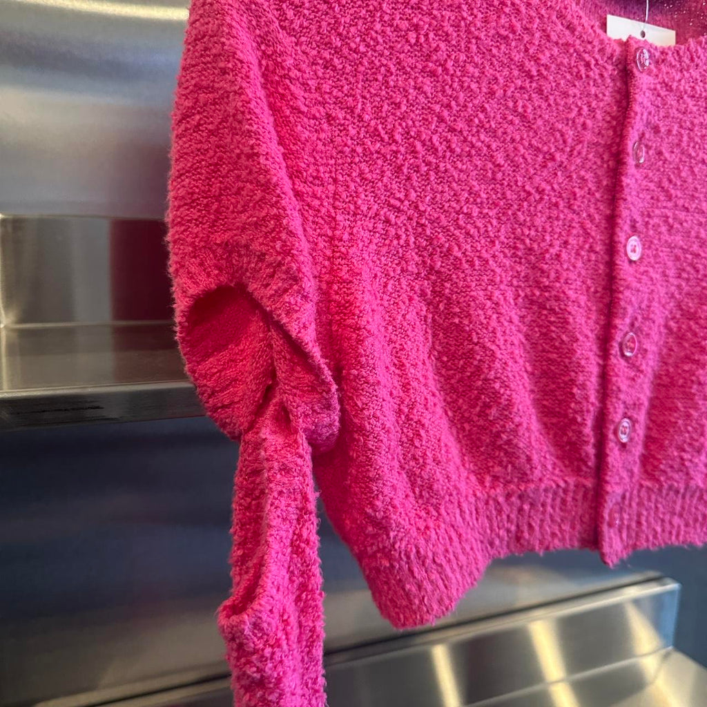 Undercover Cropped Pink Sweater