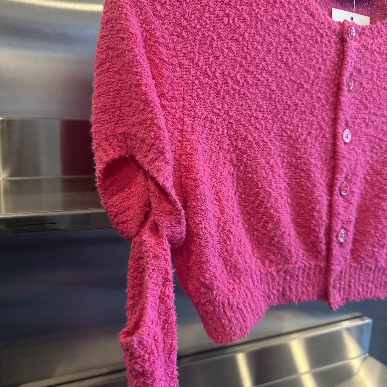 Undercover Cropped Pink Sweater