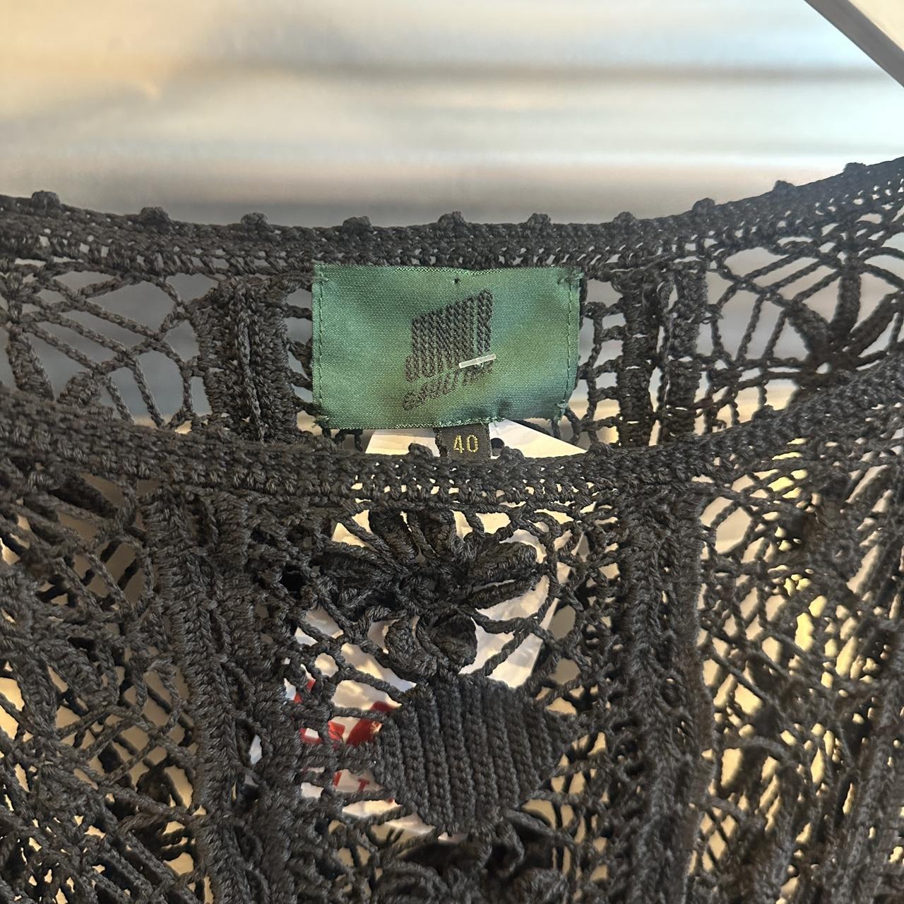 JPG Black Detailed Top